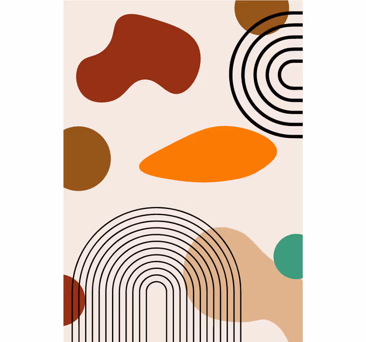 Boho arches bathroom blind - TenStickers