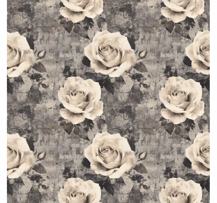 Marmur flowers  blind kitchen - TenStickers