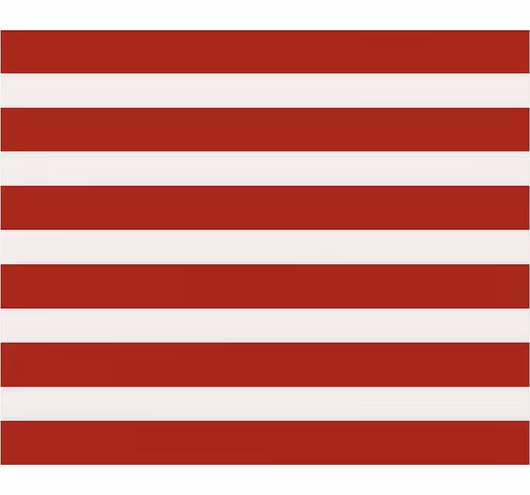 Red horizontal stripes blind children - TenStickers