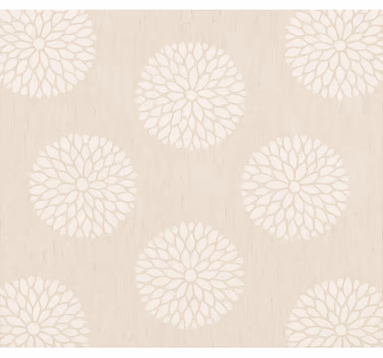 Chrysanthemum stencil pattern home office blind - TenStickers