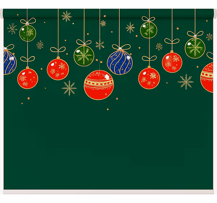 Minimalist Bauble Lights living room blind - TenStickers