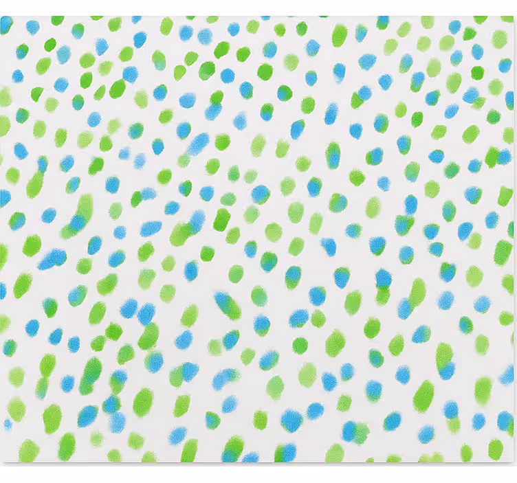 Blue and green dots blind teens - TenStickers