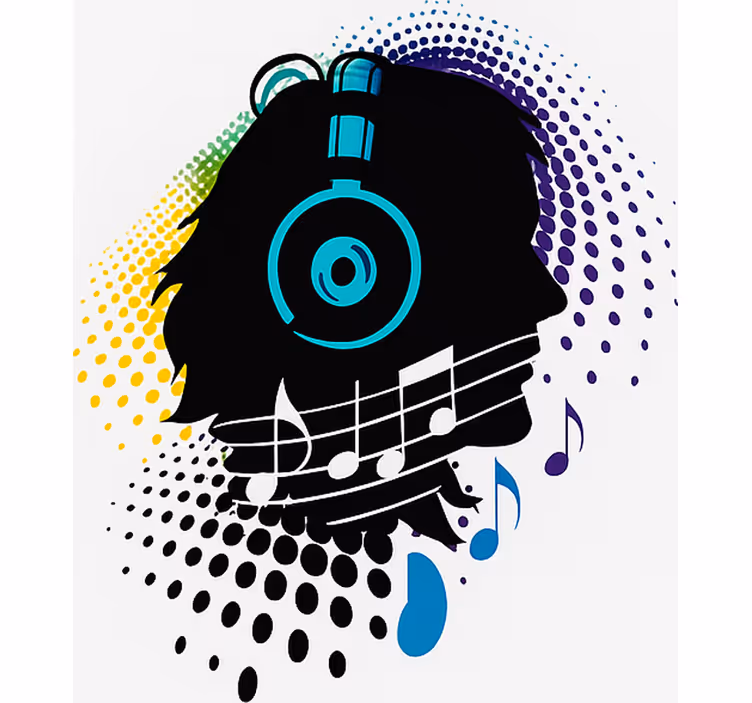 Blind teens music enthusiasts - TenStickers
