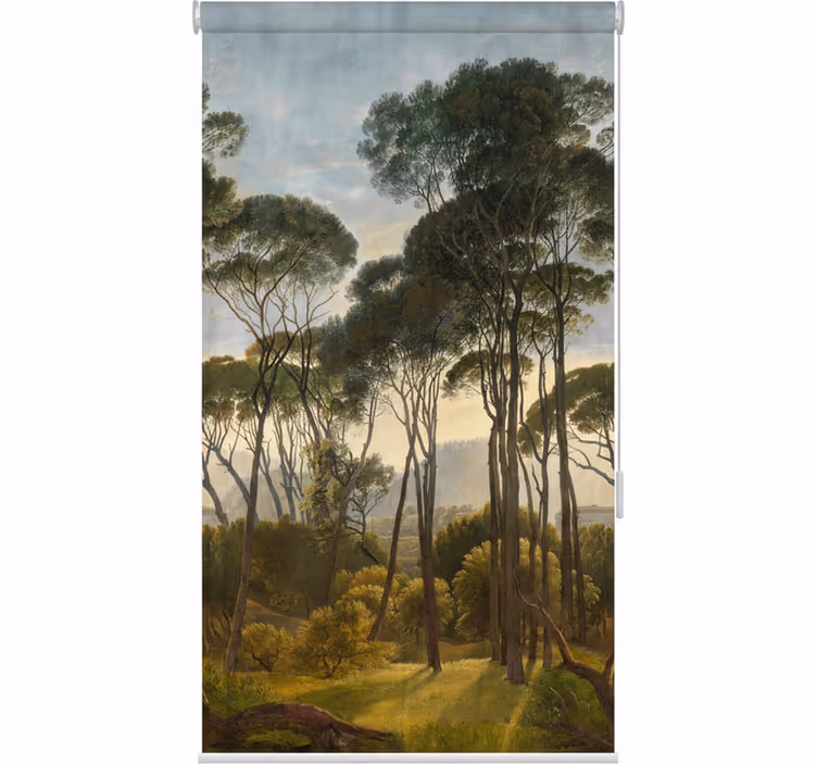 Tree blind in soft tropical palms - TenStickers