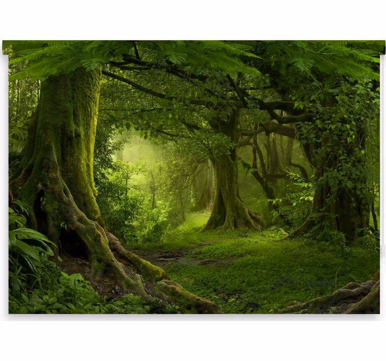 Tree blind lush woodland retreat - TenStickers