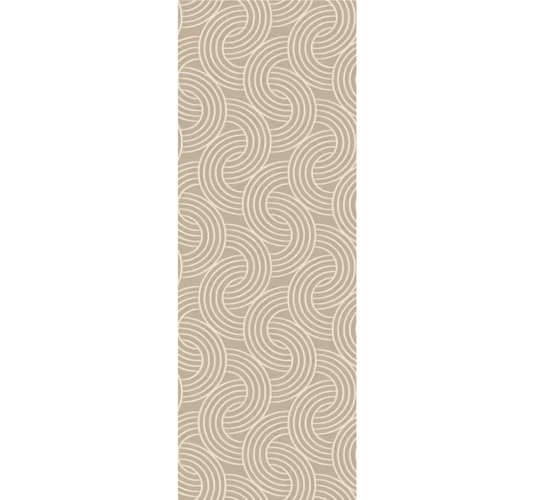 Home office blind with elegant curved designs - TenStickers