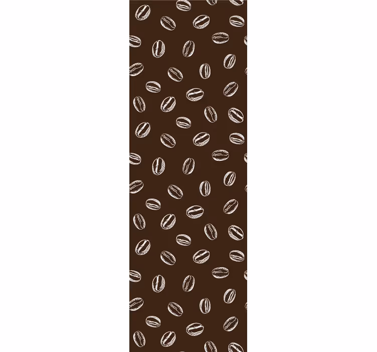 Home office blind coffee bean design - TenStickers