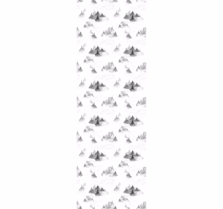 Home office blind dark forest silhouette - TenStickers