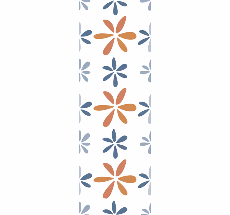 Dining room blind with floral geometric designs - TenStickers