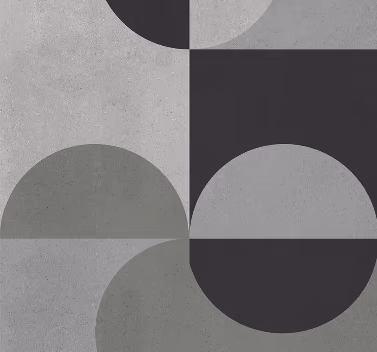 Blind kitchen abstract grey pattern - TenStickers