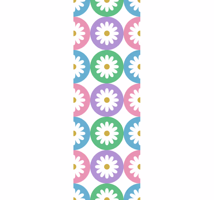 Blind kitchen daisy pattern circles - TenStickers