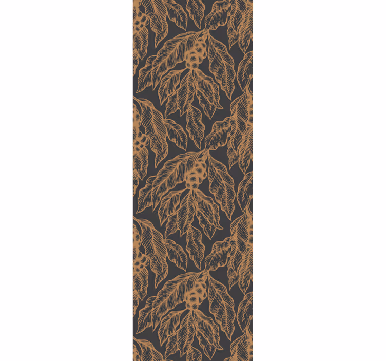 Blind kitchen coffee tree branch design - TenStickers
