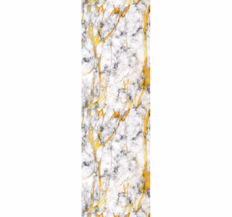 Dining room blind in elegant gray and gold marble - TenStickers