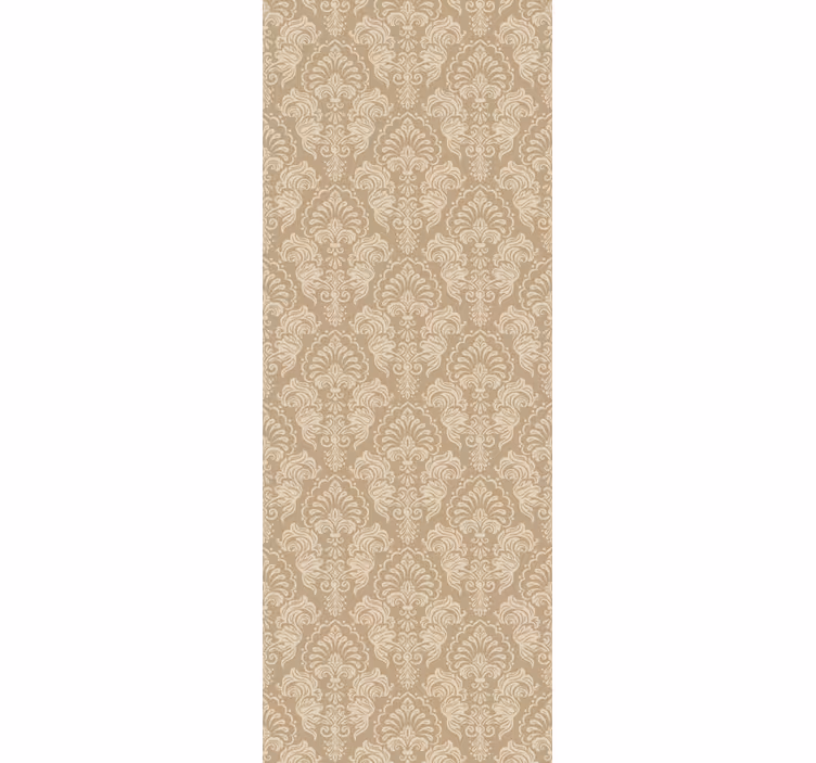 Beige damask style dining room blind - TenStickers