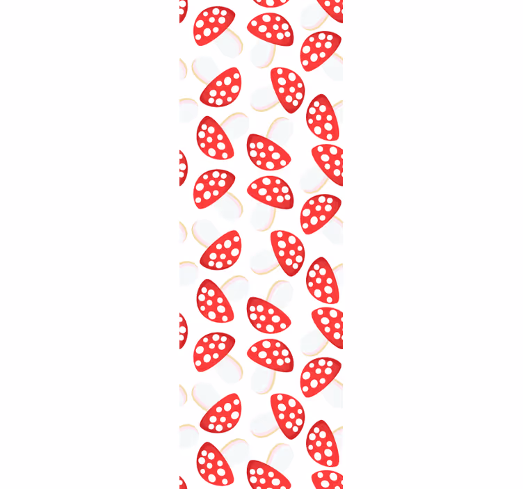 Dining room blind with classic mushroom design - TenStickers