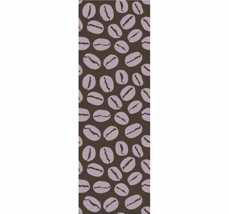 Dining room blind with gorgeous coffee beans design - TenStickers