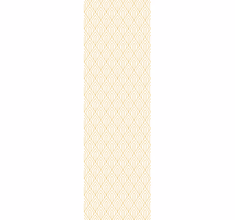 Dining room blind with modern white design - TenStickers