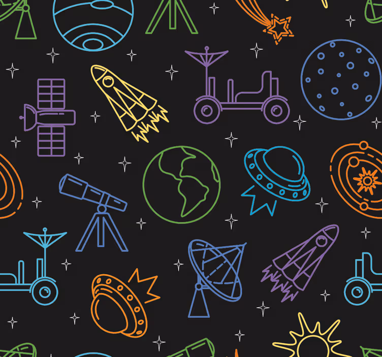 Blind children celestial exploration activities - TenStickers