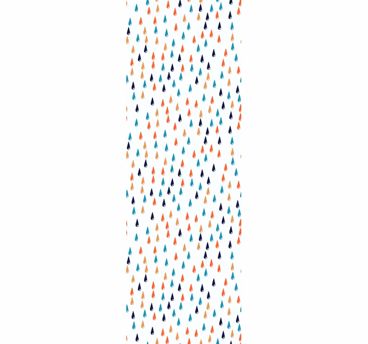 Blind children colorful raindrops - TenStickers