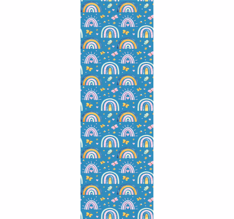 Blind children butterfly rainbow designs - TenStickers