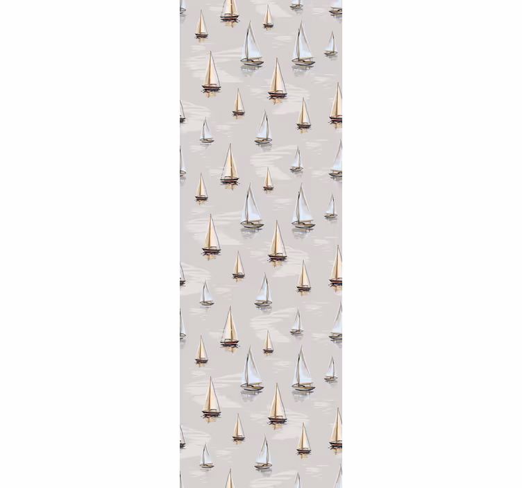 Blind children elegant sailboat pattern - TenStickers