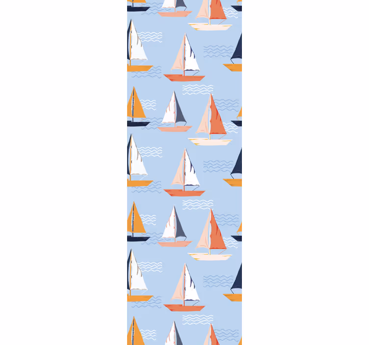 Blind children happy sailboat design - TenStickers