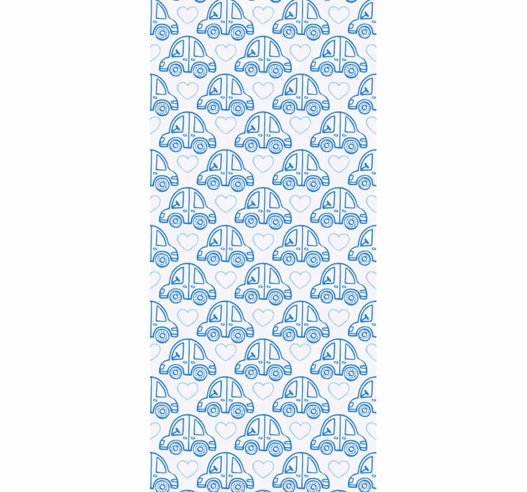 Blind children blue car tracks - TenStickers