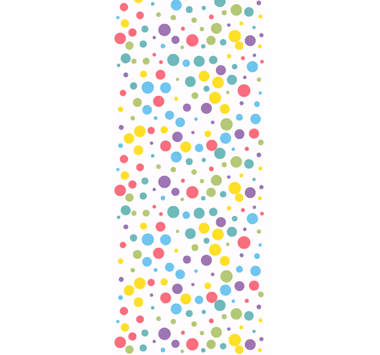 Blind children colourful polka dot pattern - TenStickers