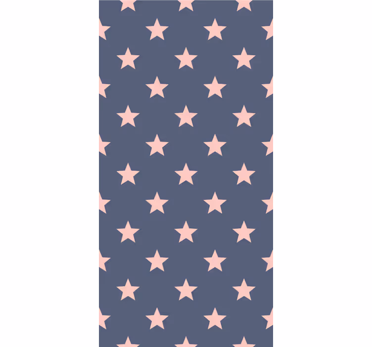 Blind children pink and grey stars - TenStickers