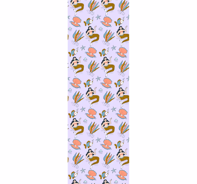 Blind children mermaids and shells adventure set - TenStickers