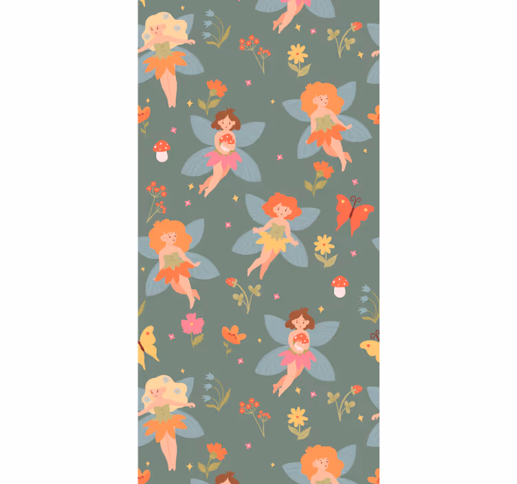 Blind children garden of women’s flowers - TenStickers