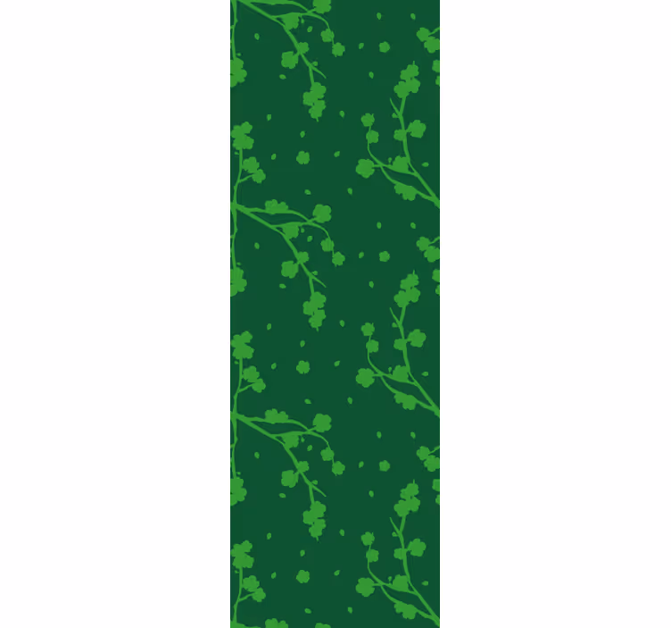 Blind children exploring green korean trees and branches - TenStickers