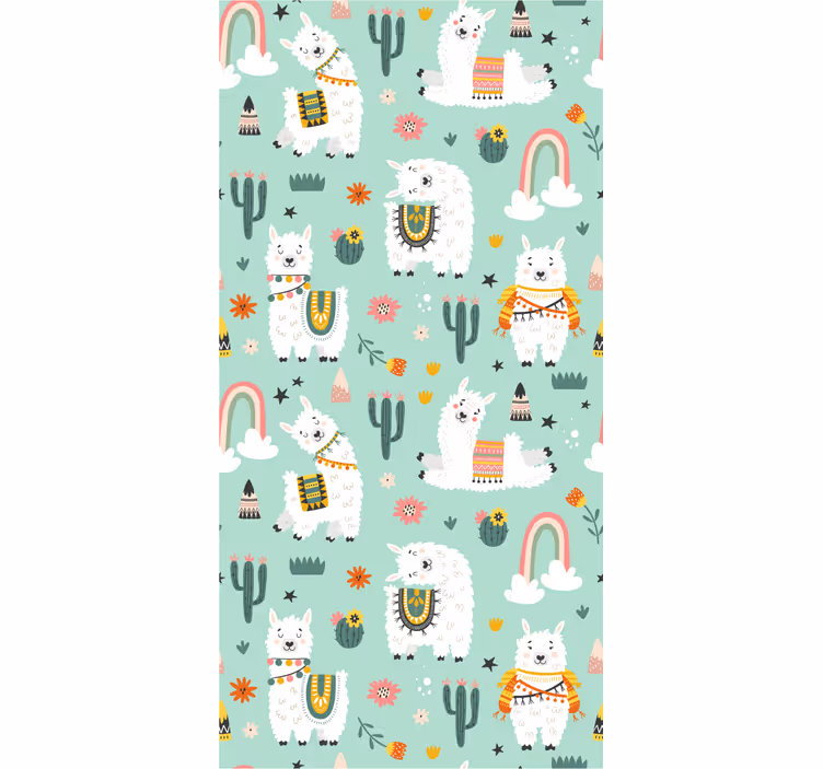 Blind children rainbows and cacti - TenStickers