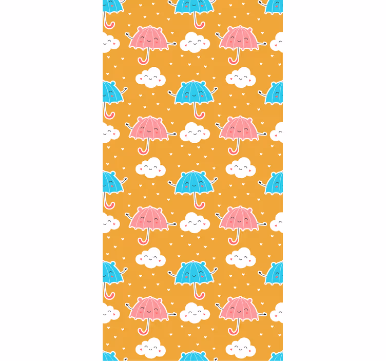 Blind children enjoy vibrant umbrella display - TenStickers