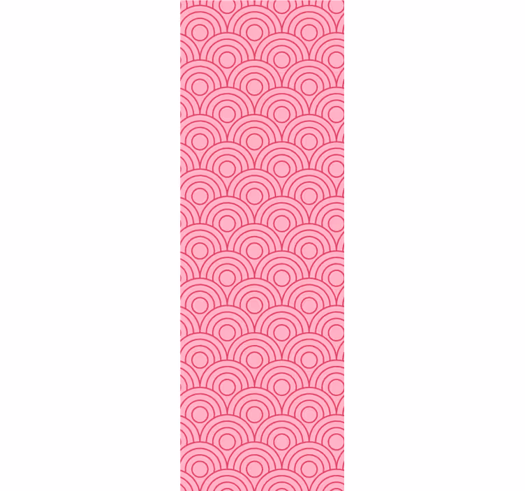 Blind children dark and light pink shape - TenStickers