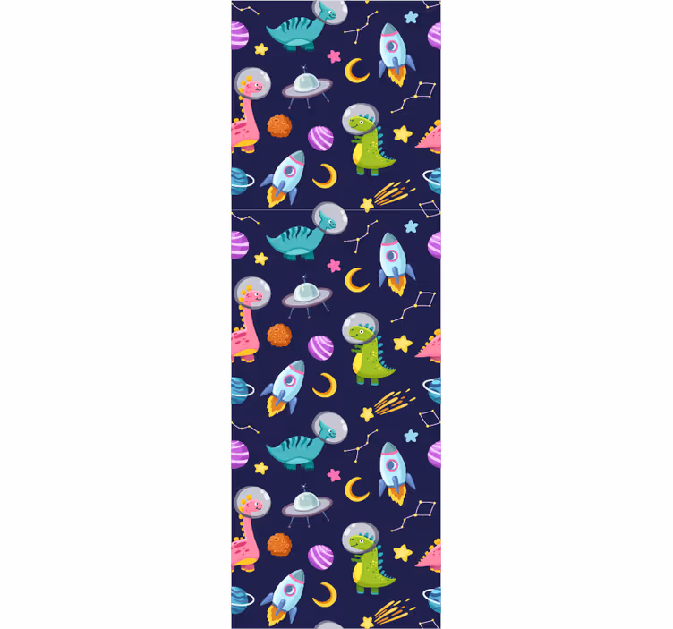 Blind children cute design spatial dinosaurs - TenStickers
