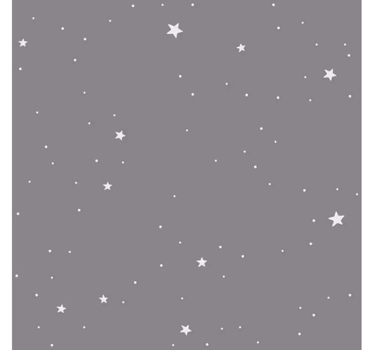 Blind children white stars on a gray background - TenStickers