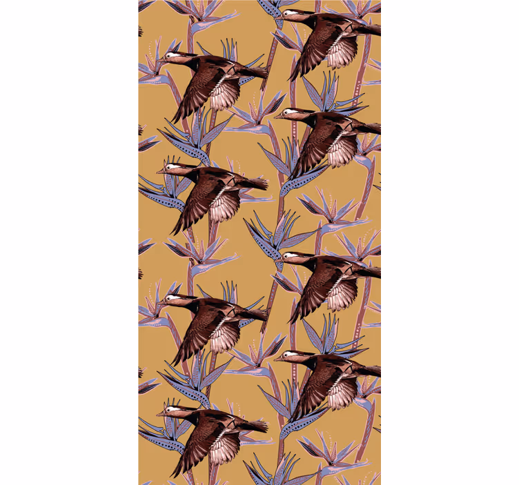 Blind office vintage lake animals design - TenStickers
