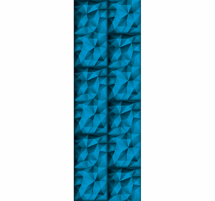 Blind office blue depths in 3d pattern - TenStickers