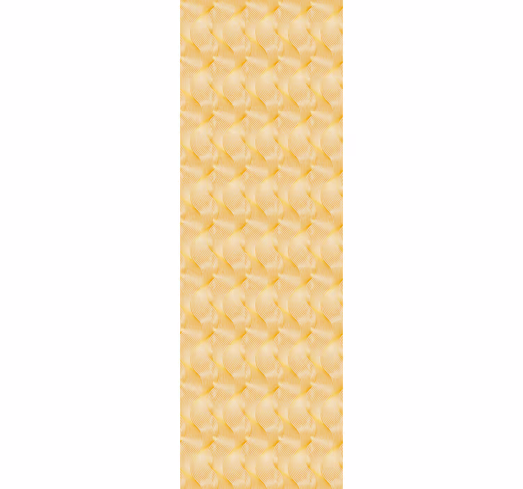 Blind office gold foil wave illusion - TenStickers
