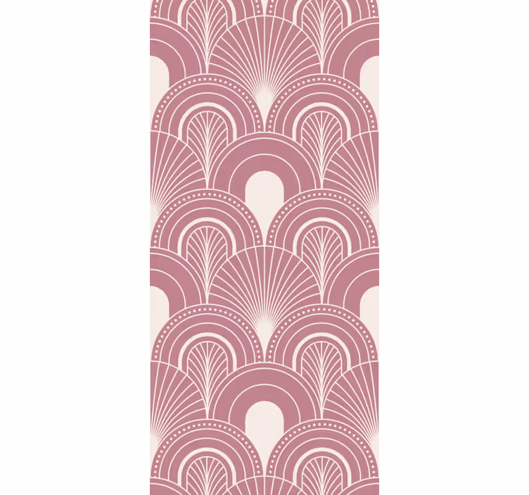 Blind office in rose gold arc art decor style - TenStickers