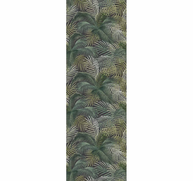 Blind office tropical palm leaves - TenStickers