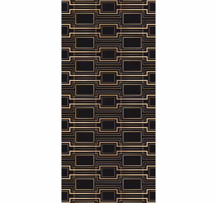 Blind office gold frames art decor pattern - TenStickers