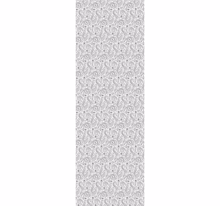 Blind office vintage ornamental flowers - TenStickers