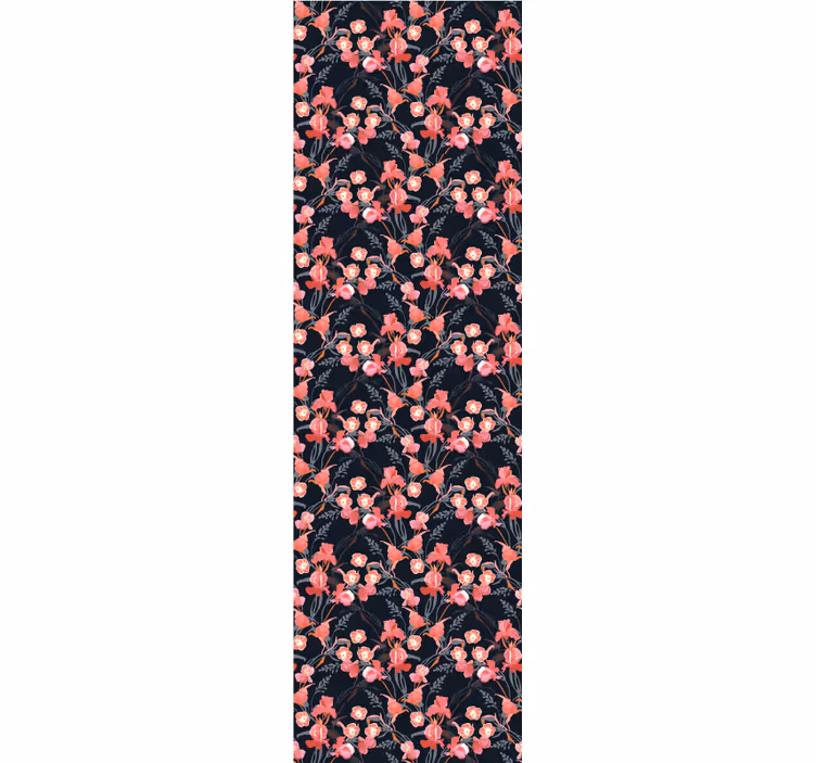 Blind office delicate pink blossoms on branches - TenStickers