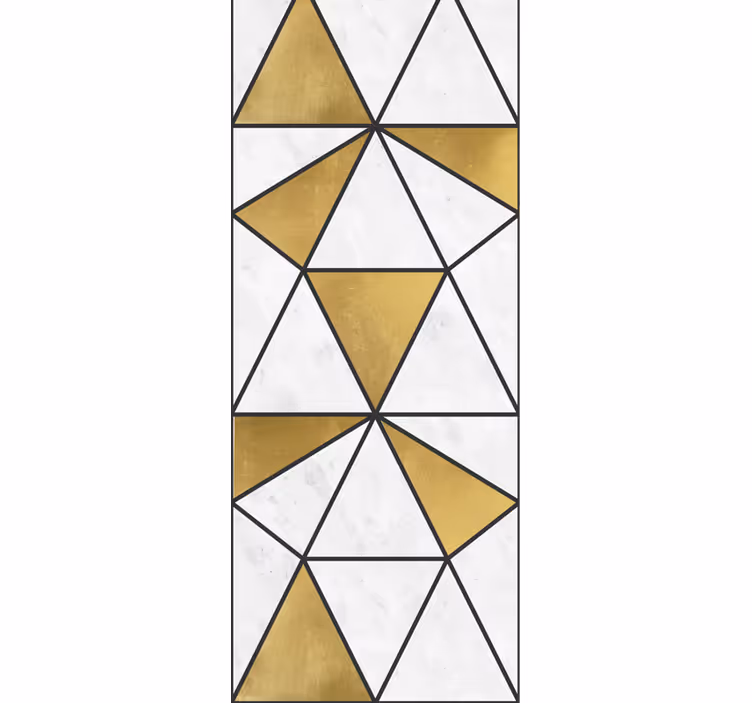 Blind office geometric marble effect - TenStickers