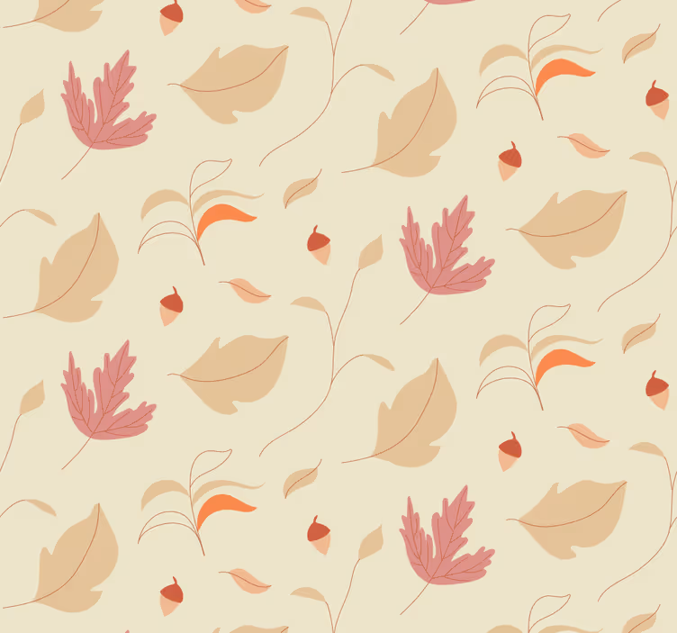 Blind office autumn leaves design - TenStickers