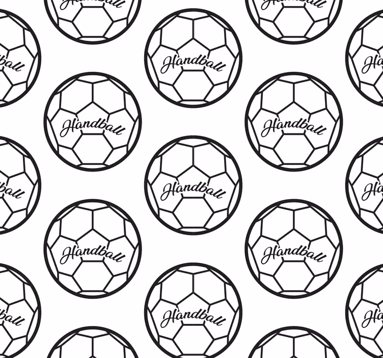 Blind teens handball design - TenStickers