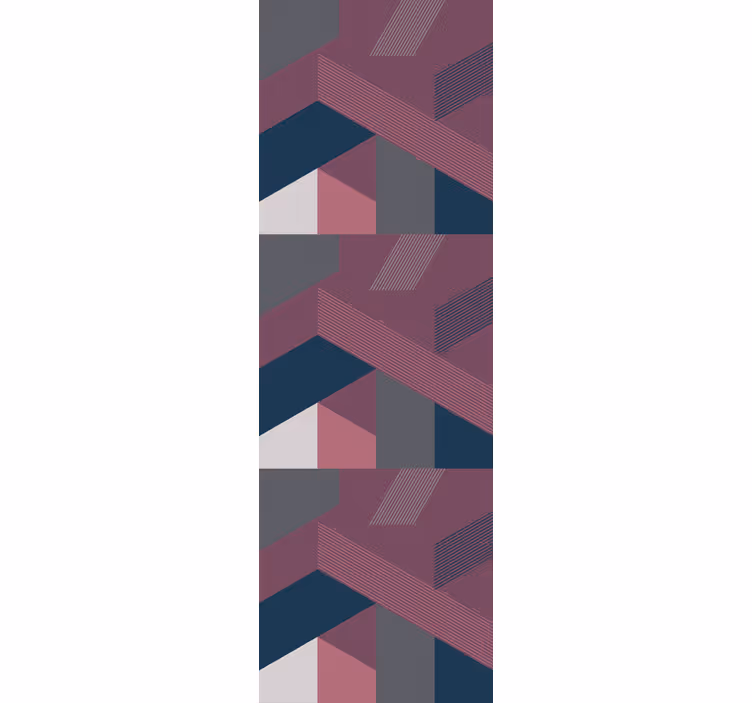 Blind teens eclectic decor with geometric shapes - TenStickers