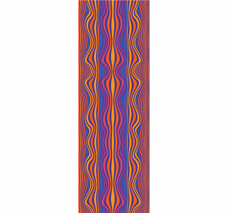 Blind teens colorful wave patterns - TenStickers